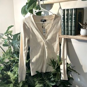 NEW Express cable knit center line sweater